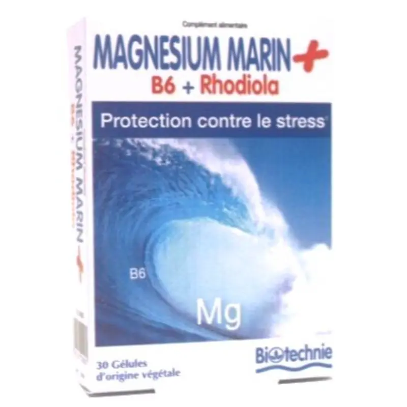 MAGNESIO MARINO + B6+ RHODIOLA 30 Cap