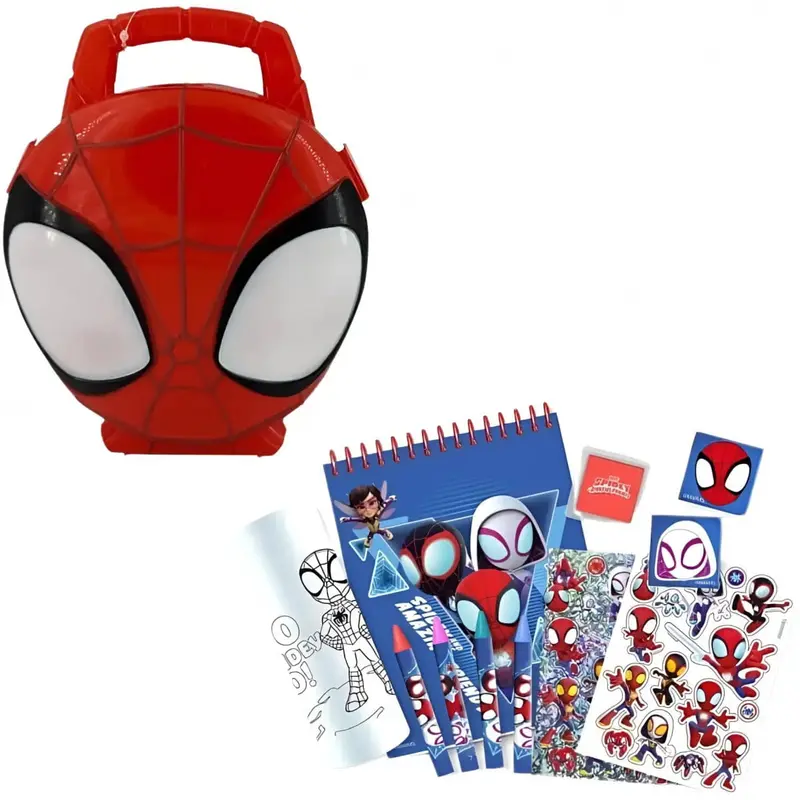 Maletín infantil 3D SPIDEY con papelería