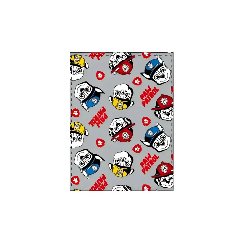 Manta coralina PATRULLA CANINA 100x140cm