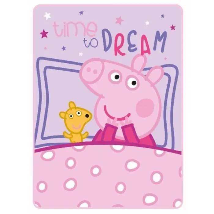 Manta polar PEPPA PIG 100x140cm