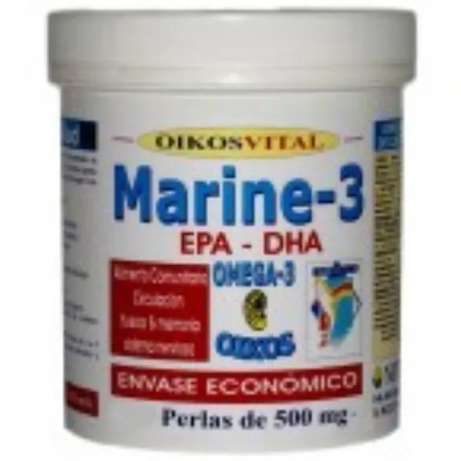 MARINE-3. OMEGA 3 500 mg 180 Perlas.