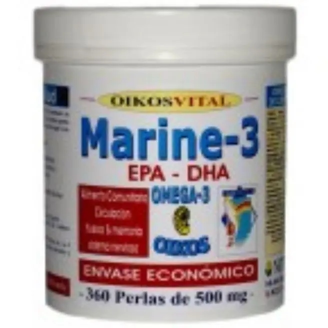 MARINE-3. OMEGA 3 500 mg 360 Perlas.