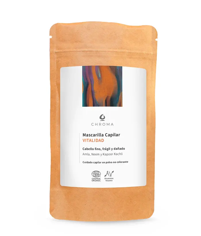 Mascarilla Capilar Vitalidad Chroma | Tratamiento vegetal fortalecedor en polvo