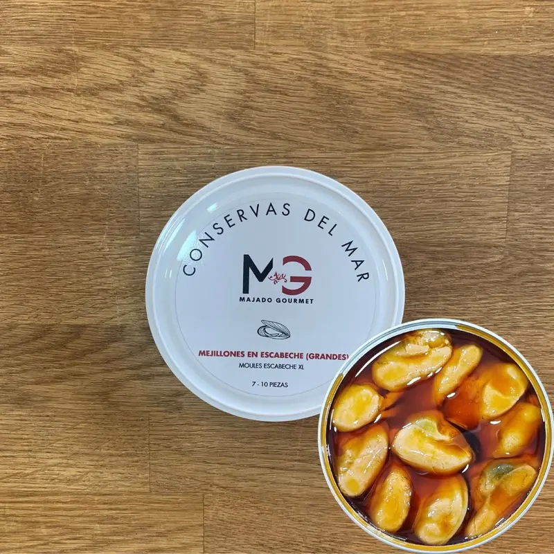 Mejillones en escabeche de las Rías Gallegas 7/10 piezas - RO120