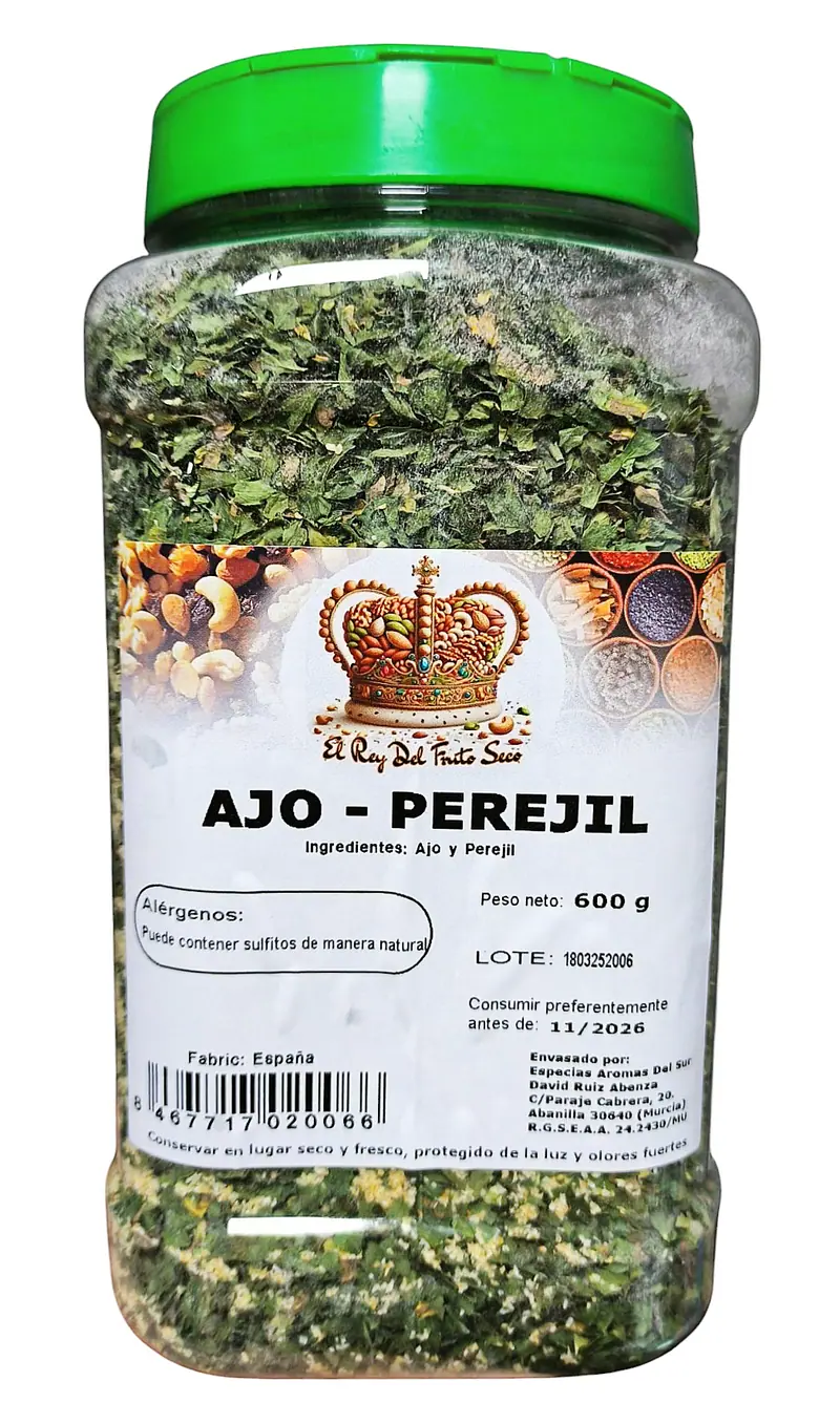 Mezcla Ajo y Perejil 600 gr