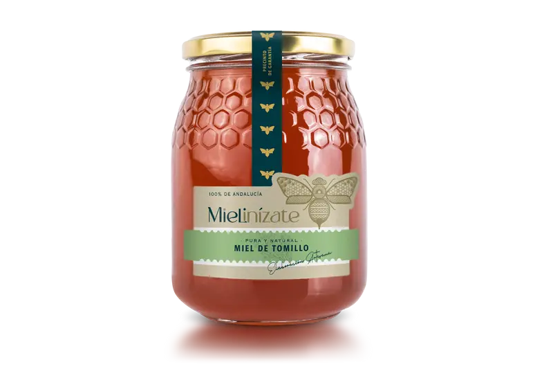 Miel de Tomillo pura y artesanal de Mielinizate | Miel cruda natural