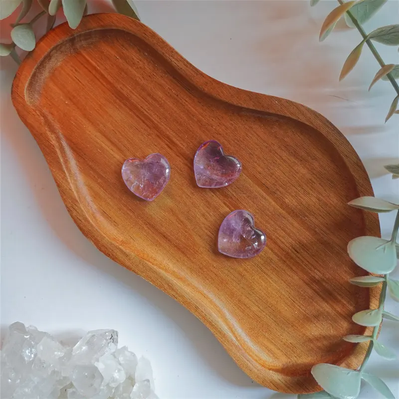 Mini corazón de Amatista | Calma mental y paz