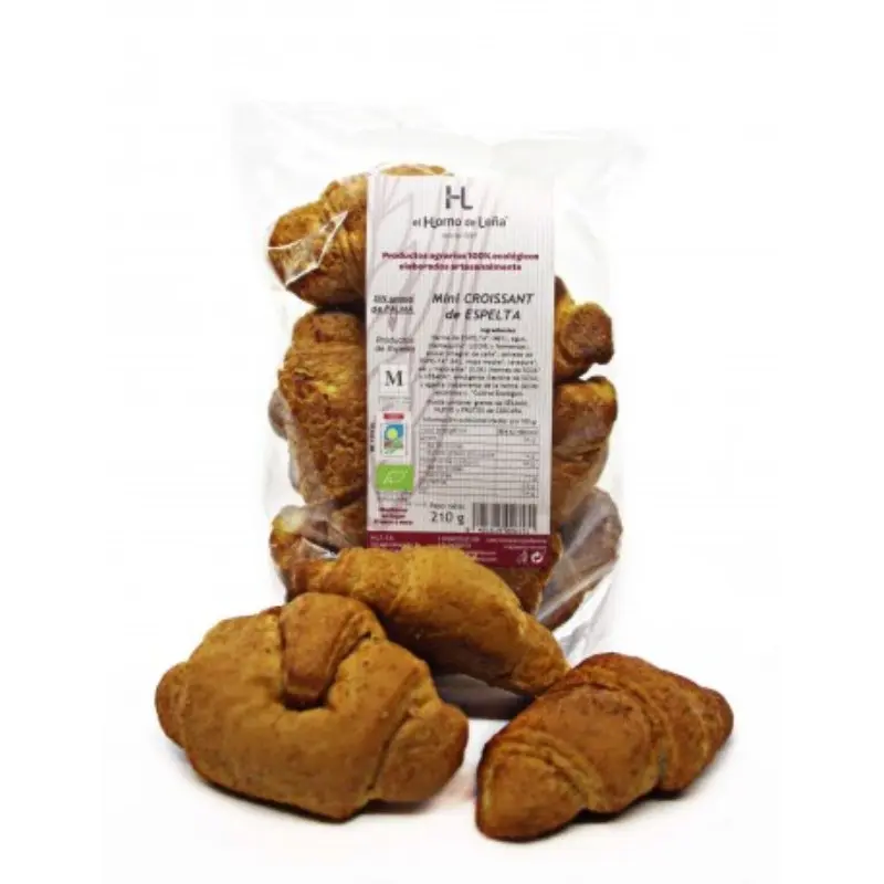 MINI CROISSANT DE ESPELTA CON MANTEQUILLA ECO 210