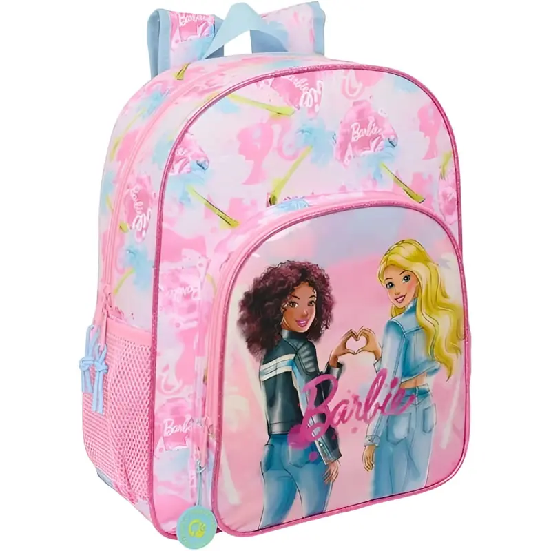 Mochila escolar BARBIE Painterly adaptable a Carro, 32x12x38 cm