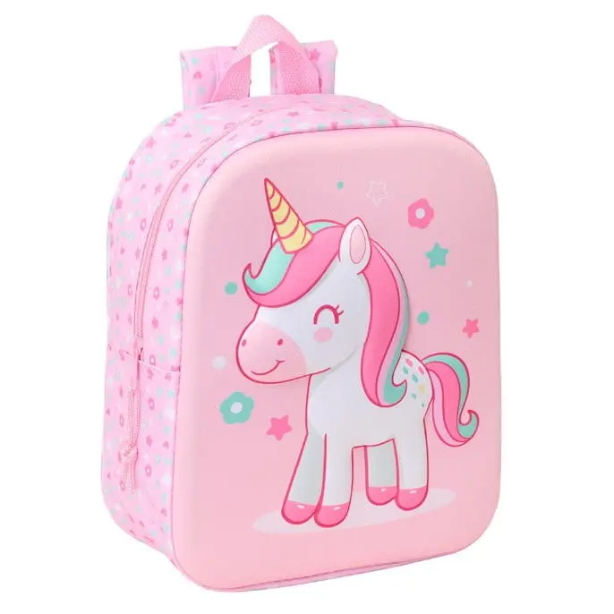 Mochila guardería Unicornio 3D 22x10x27cm