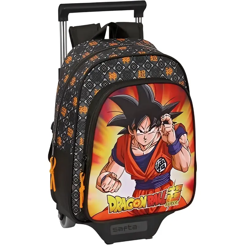 Mochila infantil escolar DRAGON BALL con carro 27x33x10cm