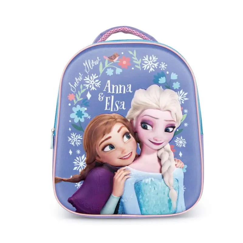 Mochila infantil Frozen Anna y Elsa 3D 26x32x10cm