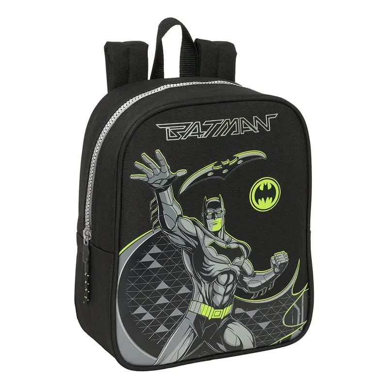 Mochila infantil guardería BATMAN adaptable a carro 22x10x27cm