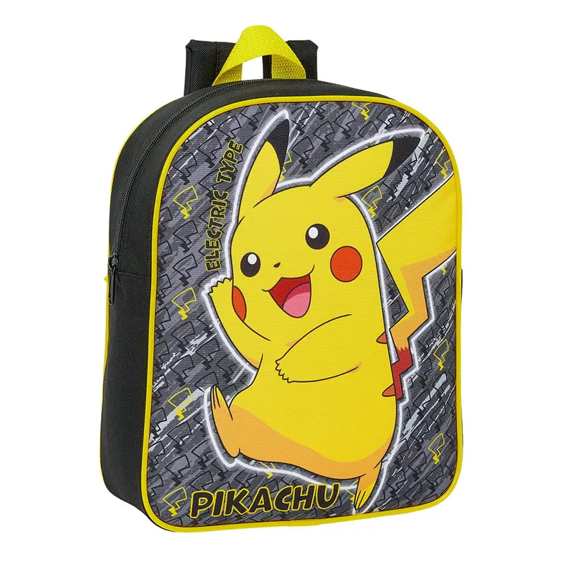 Mochila infantil guardería escolar POKÉMON PIKACHU 22x10x27cm