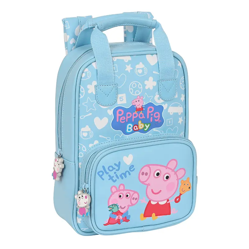 Mochila infantil PEPPA PIG BABY con asas 28x20x8cm