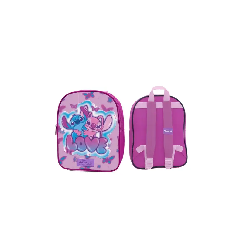 Mochila infantil Stitch y Ángel Disney 33x20x8cm