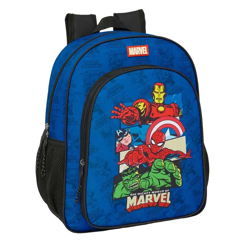 Mochila junior MARVEL AVENGERS 32x12x38cm adaptable a carro