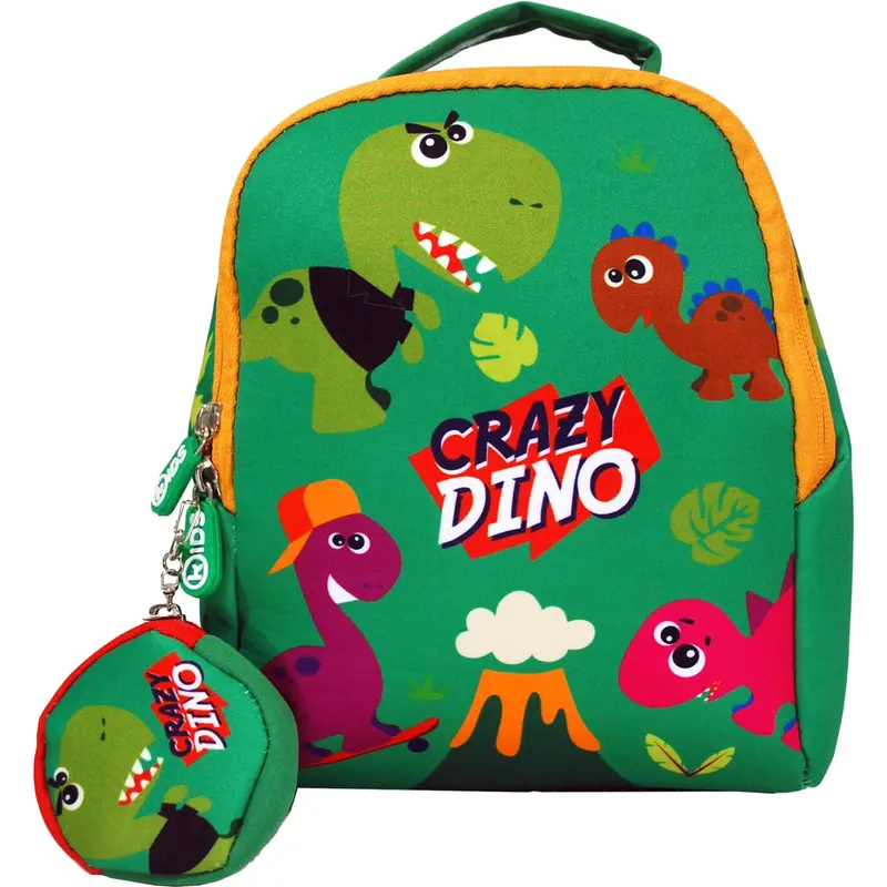 Mochila Neopreno 25cm Crazy Dino
