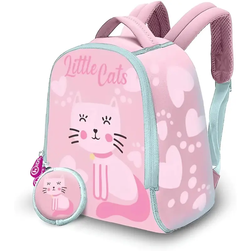 Mochila Neopreno 25cm Little Cats