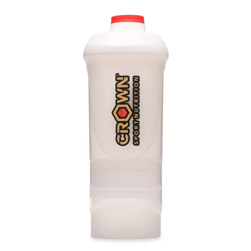 Modular Shaker 600 (600 ml · 3 compartimentos · pastillero de 4 espacios)