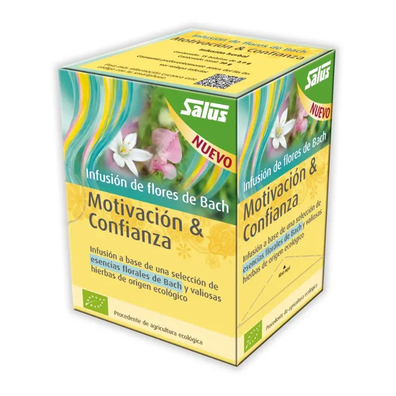 MOTIVACION & CONFIANZA FLORES DE BACH 15 bolsitas