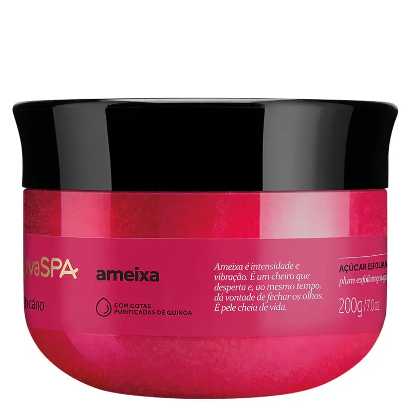 Nativa spa Ameixa Óleo açúcar esfoliante Óleo nutitivo de quinoa 200g