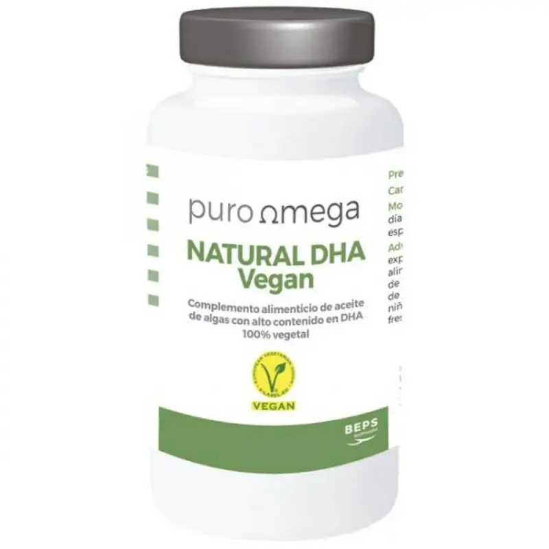 NATURAL DHA VEGAN 60 PERLAS