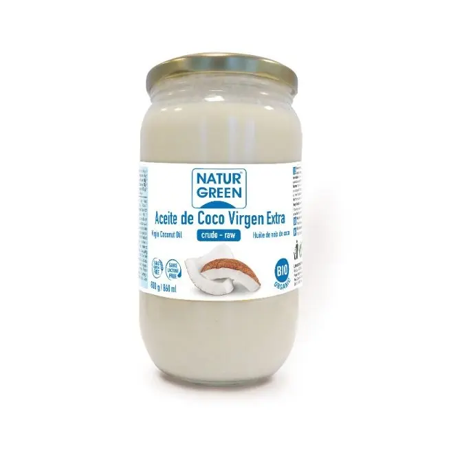 NATURGREEN ACEITE VIRGEN DE COCO 800 GRAMOS