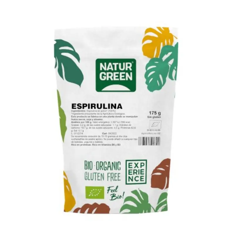 NATURGREEN EXPERIENCE ESPIRULINA DOYPACK BIO 175 G