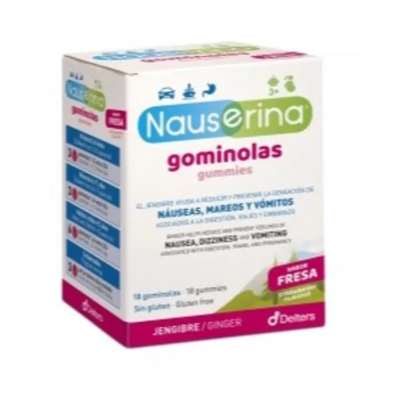 NAUSERINA 18 Gominolas SABOR FRESA