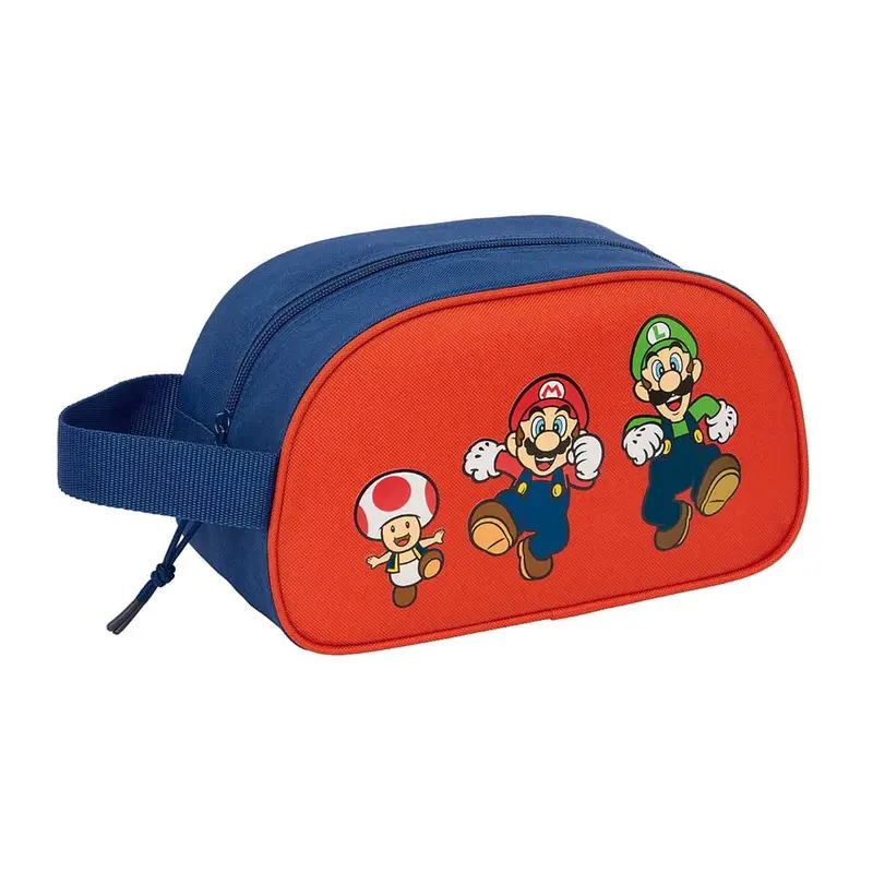 Neceser con asa Super Mario "Mamma Mia" adaptable a carro 26x12x15cm