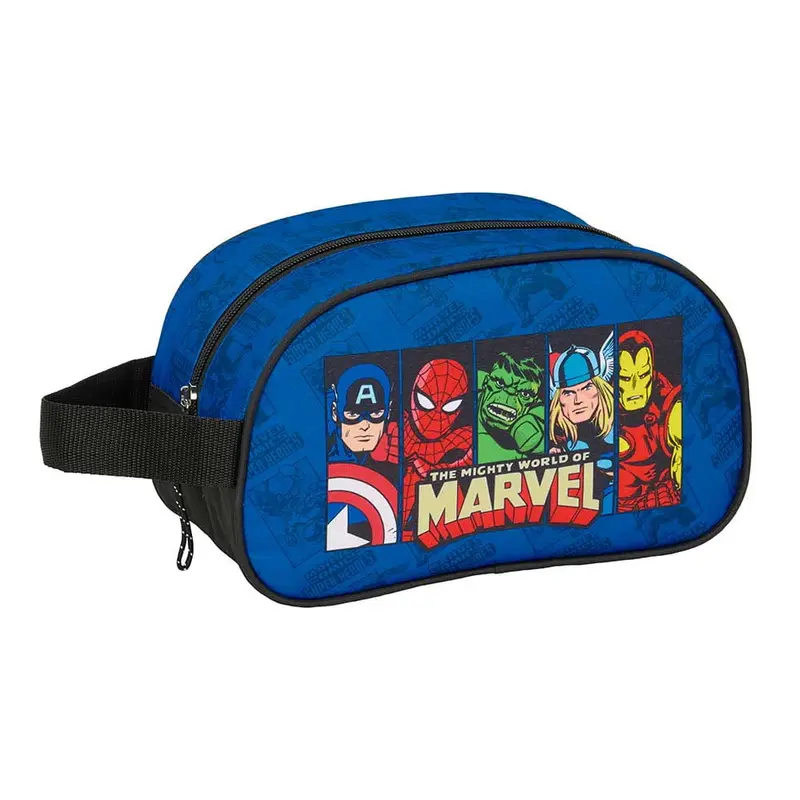 Neceser escolar con asa Marvel Avengers adaptable a carro 26x12x15cm