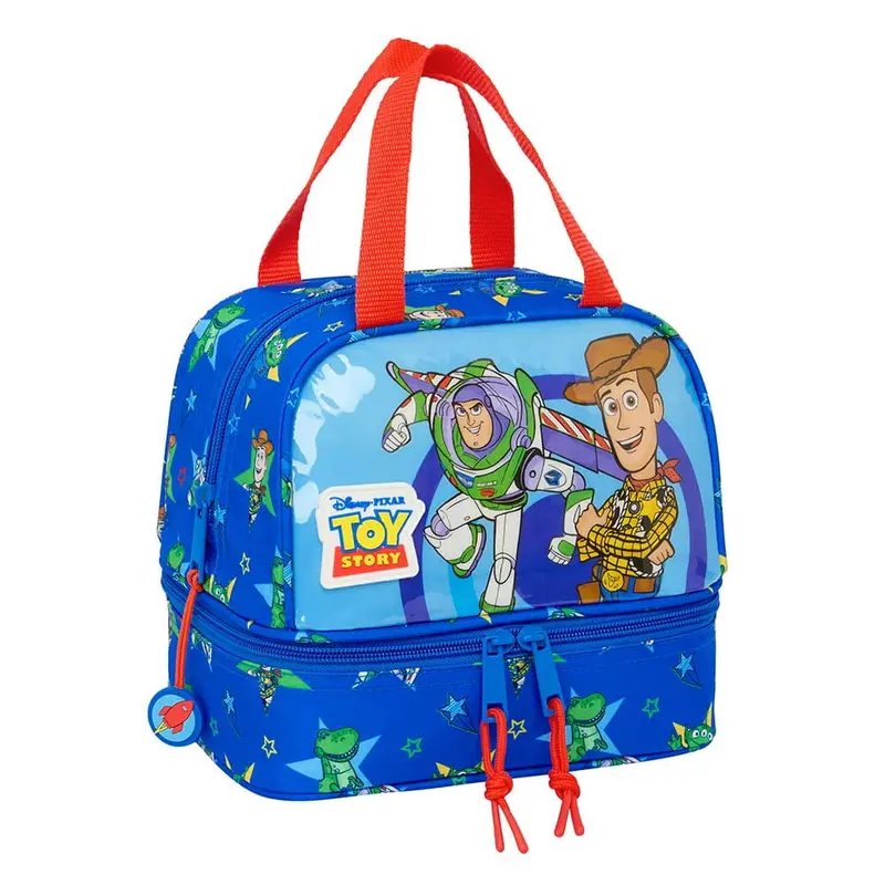 Neceser escolar infantil porta meriendas Toy Story "Good Vibes" 20x15x20cm