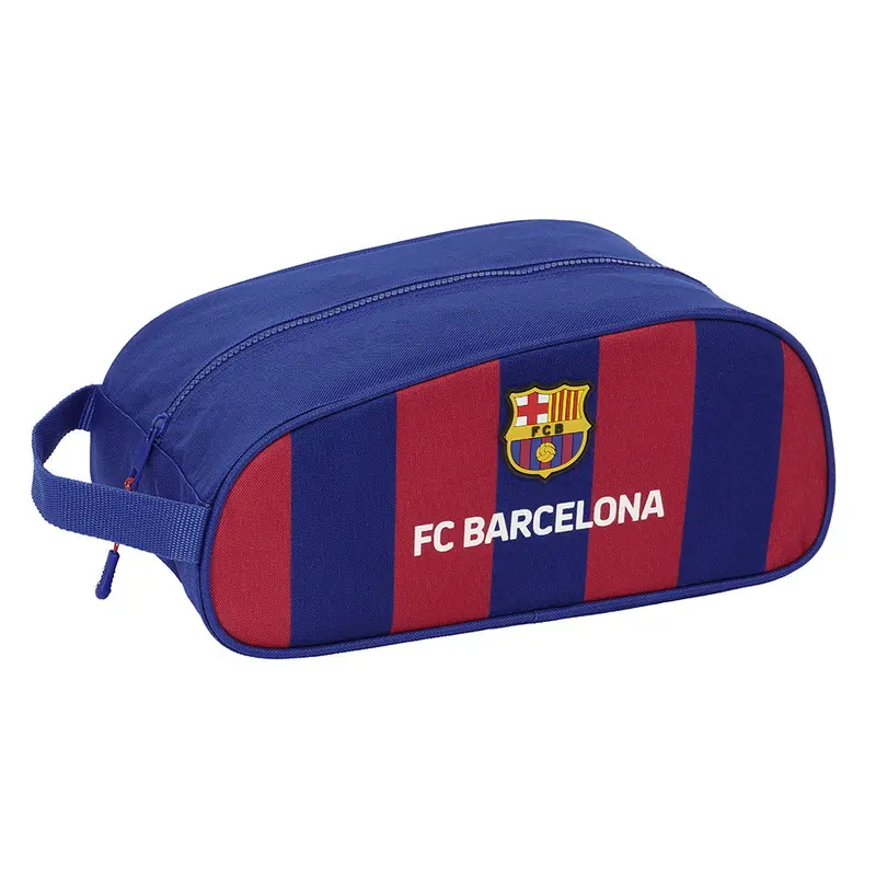 Neceser FC BARCELONA zapatillero multiusos con asa 34x18x15 cm