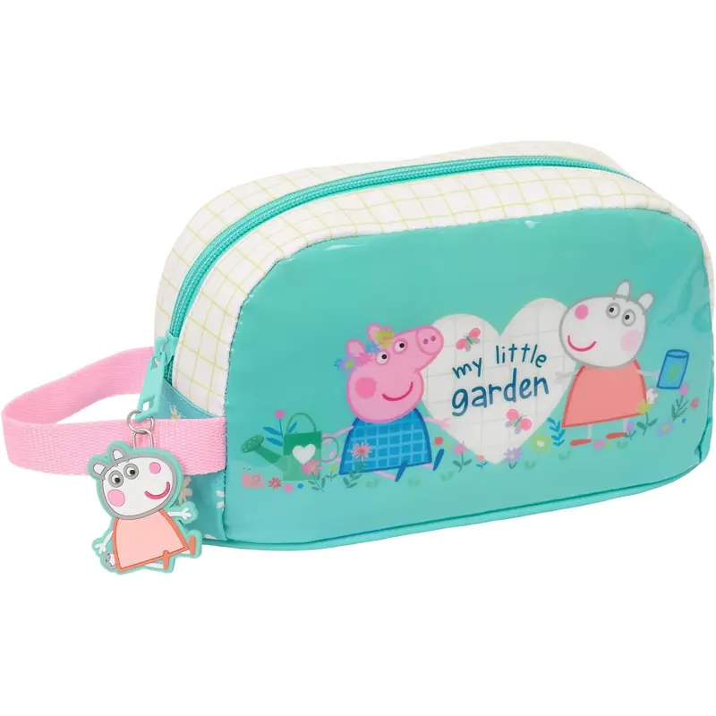 Neceser porta desayunos térmico PEPPA PIG PRETTY FLOWERS 21.5x6.5x12 cm