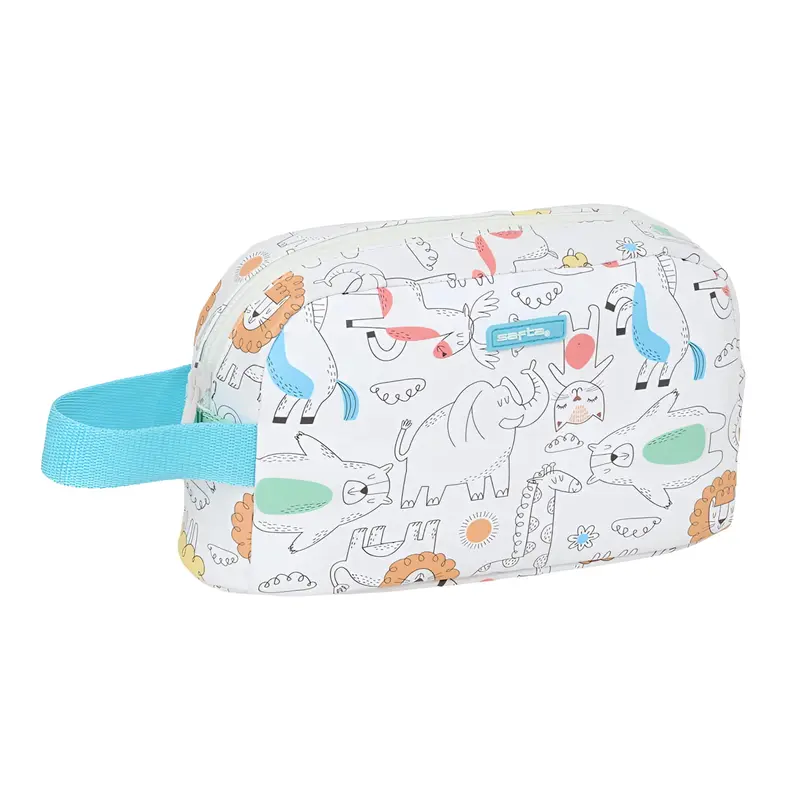 Neceser porta desayunos térmico Safta "Zoo" 21.5x6.5x12cm