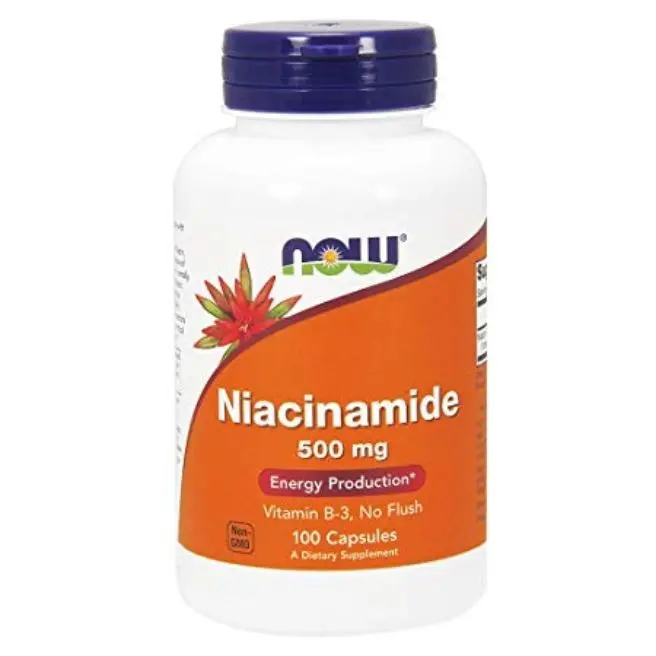NIACINAMIDA (B-3) 500 mg 100 Caps.