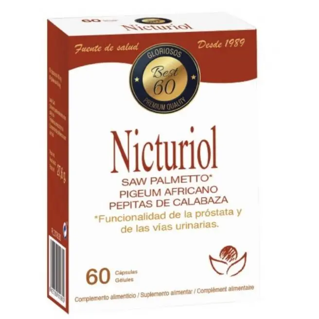 NICTURIOL 60 CAPS HERBECOM SAW PALMETO