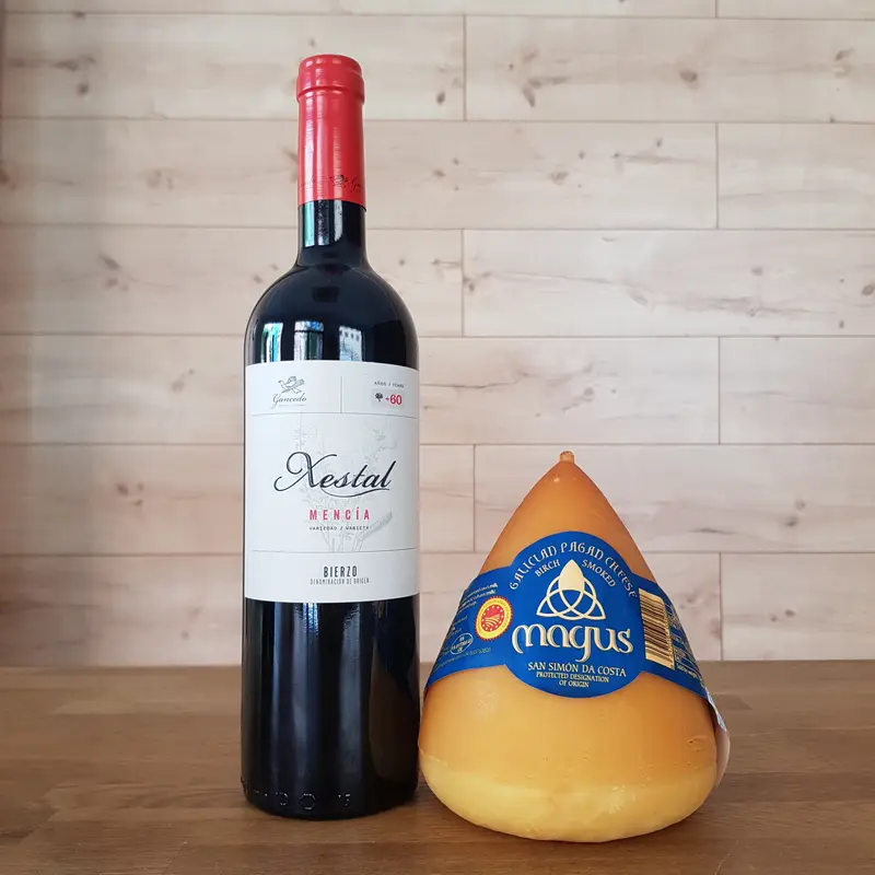 Nº 10 - Maridaje queso D.O. San Simon y vino tinto Xestal