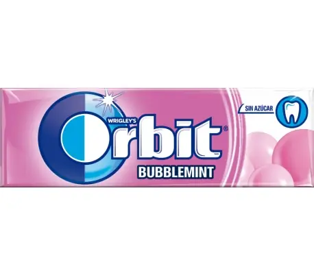 Orbit BUUBLEMINT chicle gragea 30 unidades