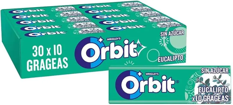 Orbit EUCALIPTO chicle gragea 30 unidades