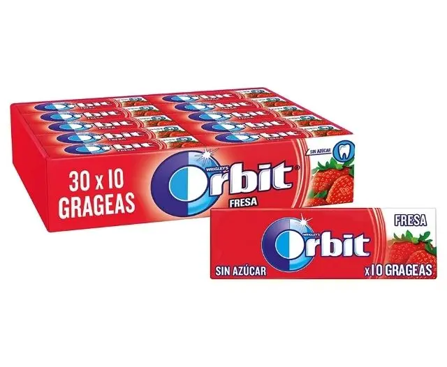 Orbit FRESA chicle gragea 30 unidades
