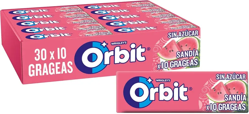 Orbit SANDIA chicle gragea 30 unidades