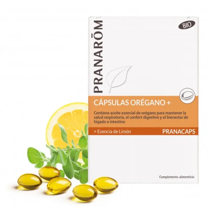 OREGANO + + ESENCIA DE LIMON BIO* 30 CAPSULAS