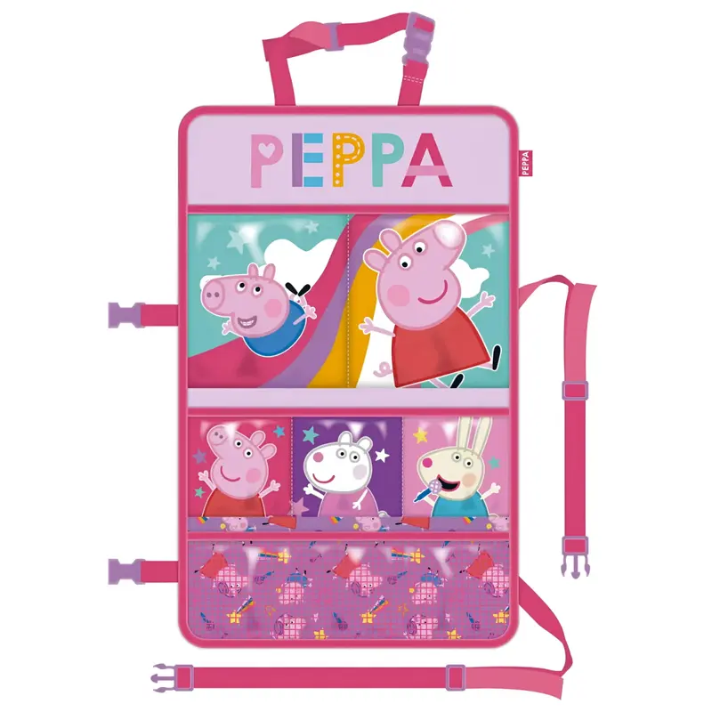 Organizador de asiento de coche de Peppa Pig 35x58cm universal