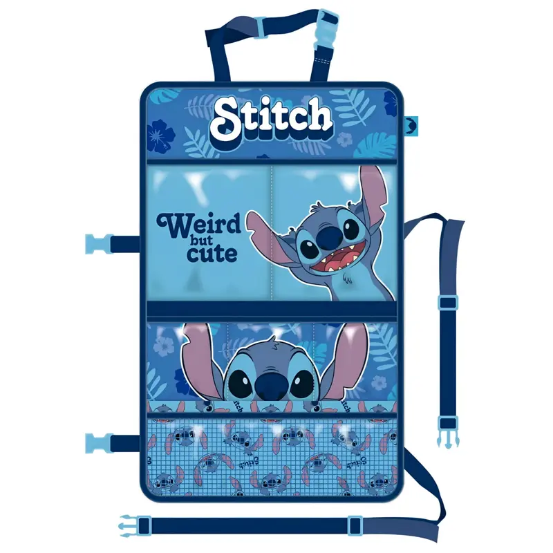 Organizador de asiento de coche de Stitch Disney 35x58cm universal