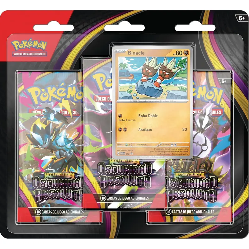 Pack 3 blister expansión Pokemon 2026