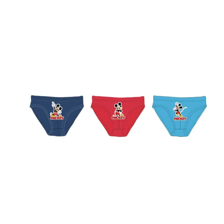 Pack 3 calzoncillos slips niño Mickey Mouse 2/3 años (94cm)