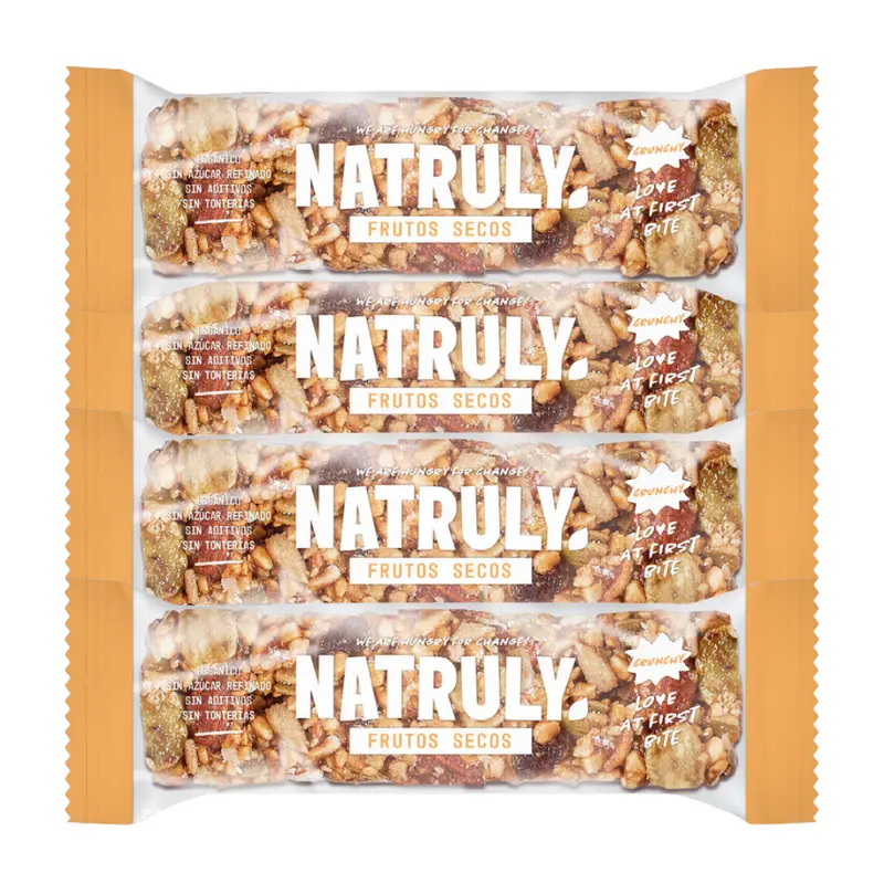 Pack 4x Barritas Crunchy BIO | 4 x 40g