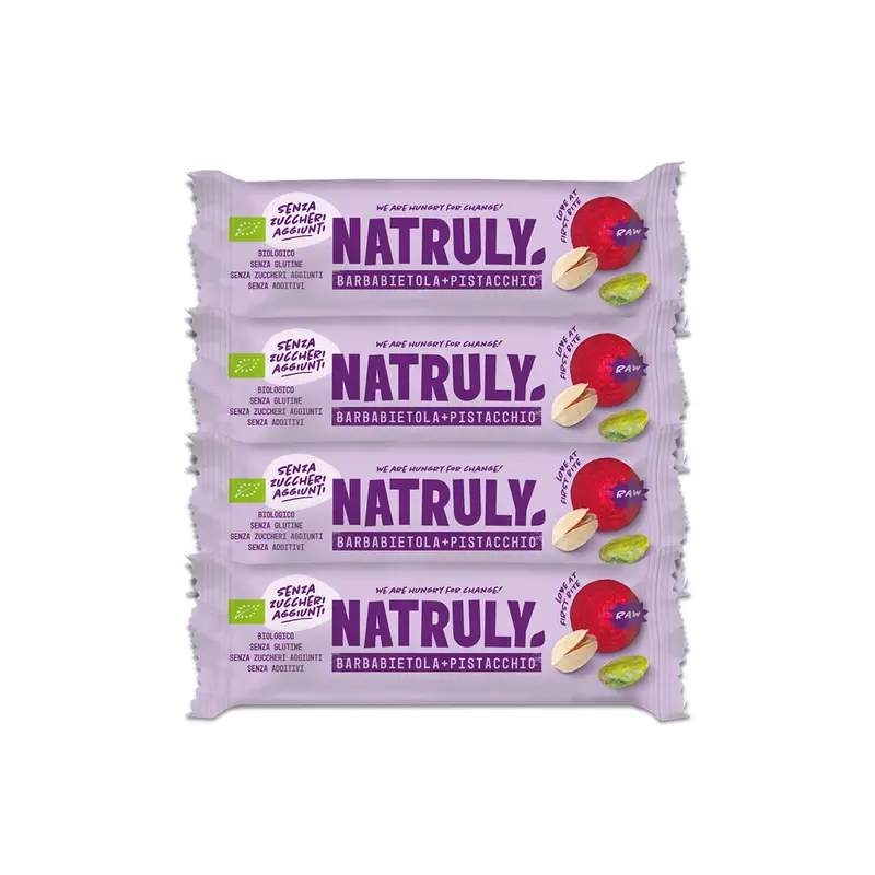 Pack Barreta RAW Barbietola e Pistacchio BIO | 4 x 40 gr